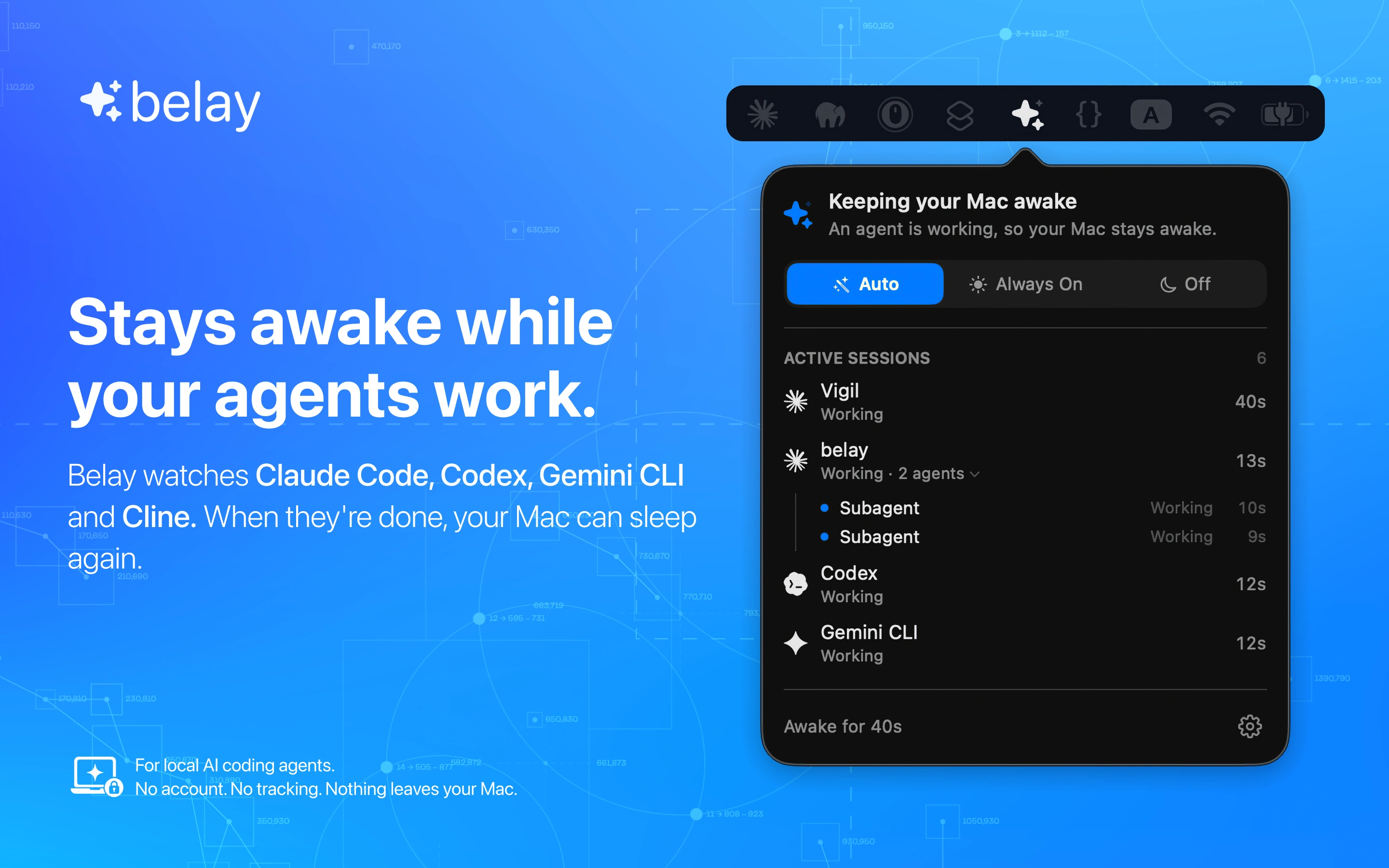 Your agents, at a glance