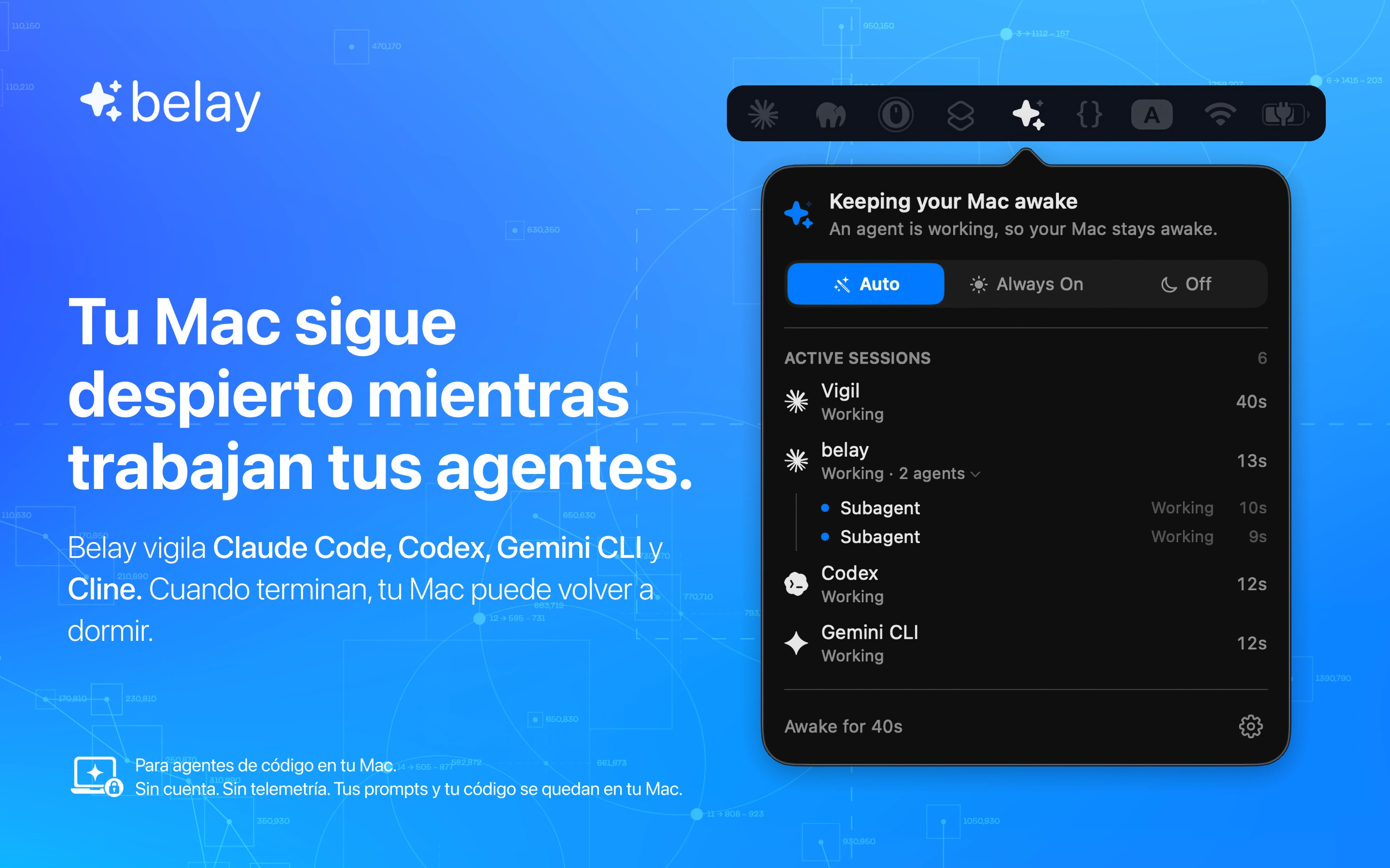 Tus agentes, de un vistazo